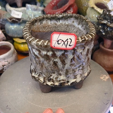 粗陶花盆手工花盆制作就这样