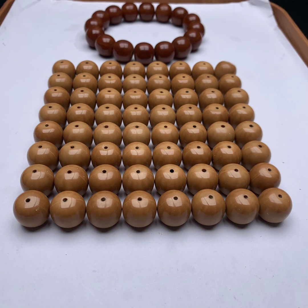 乐鑫出品-猴头龙岩料老型散珠原色无暇 13.9左右尺寸