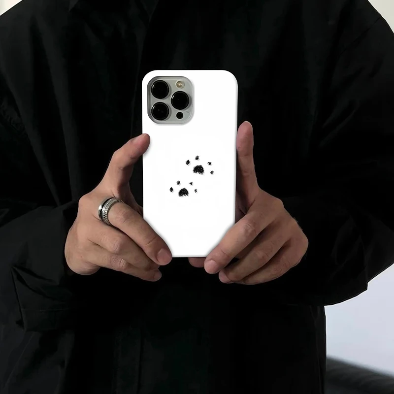 猫咪爪印适用苹果16pro手机壳15promax个性14小众13/12创意11潮牌