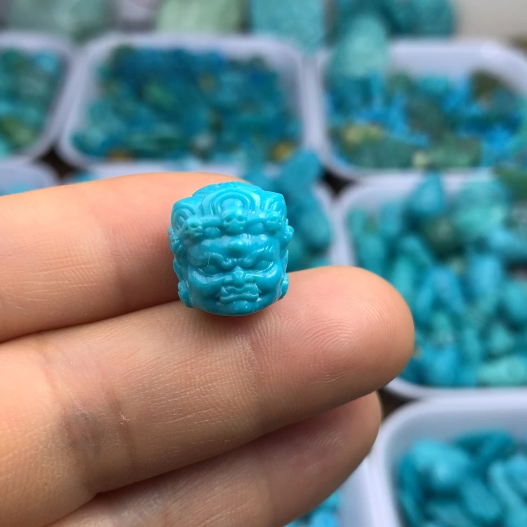 绿松石未镶嵌吊坠(不含链)13×14×12