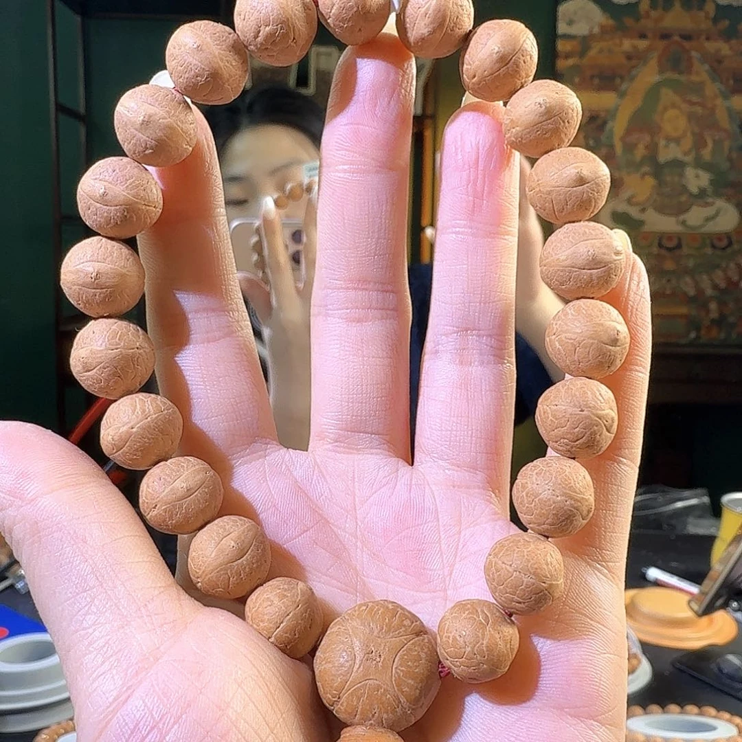 凤眼菩提手串13实心籽
