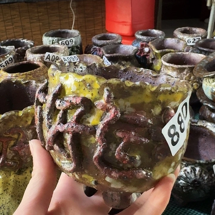 内口8高8粗陶手工