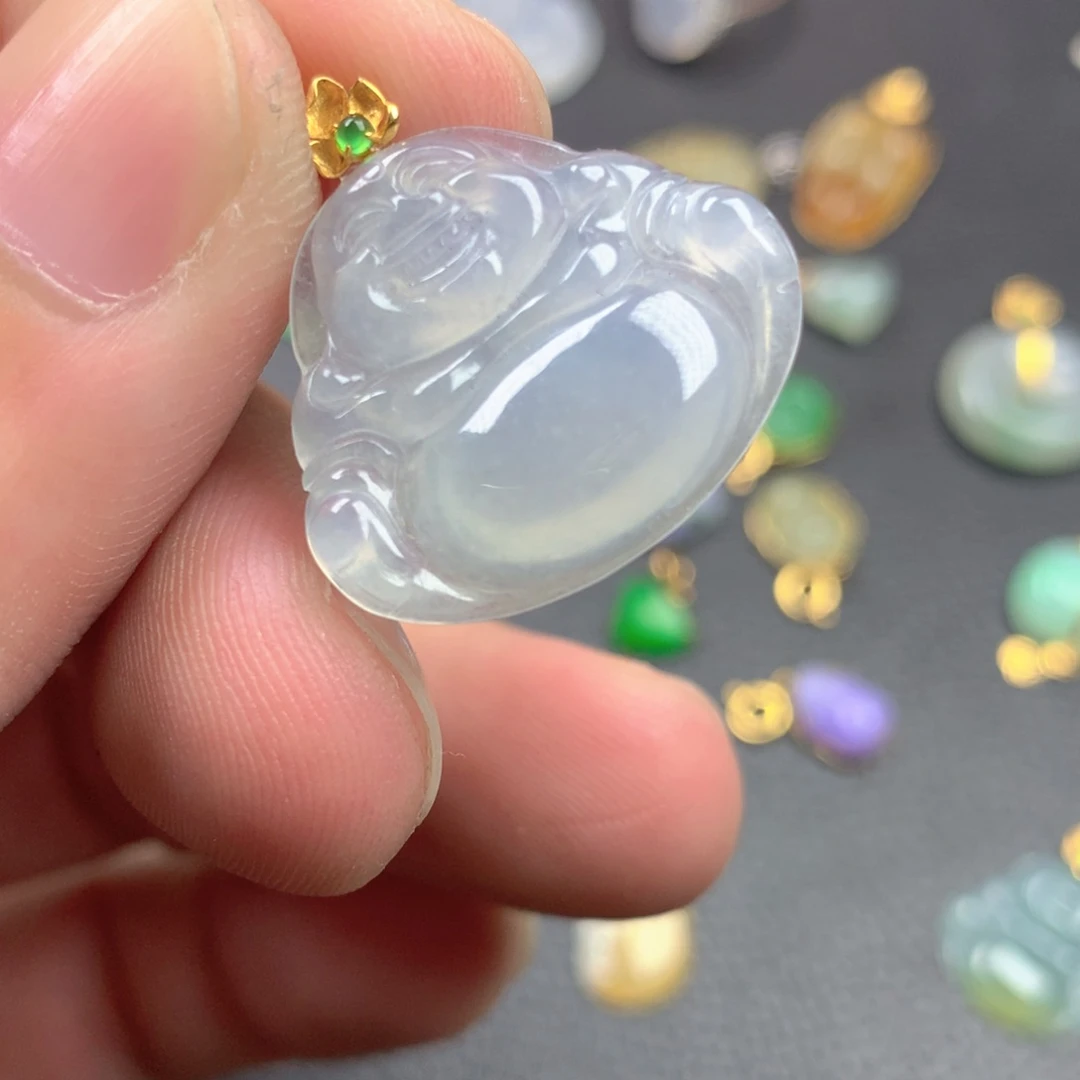 【闪购商品】颈饰18K金镶嵌翡翠翡翠