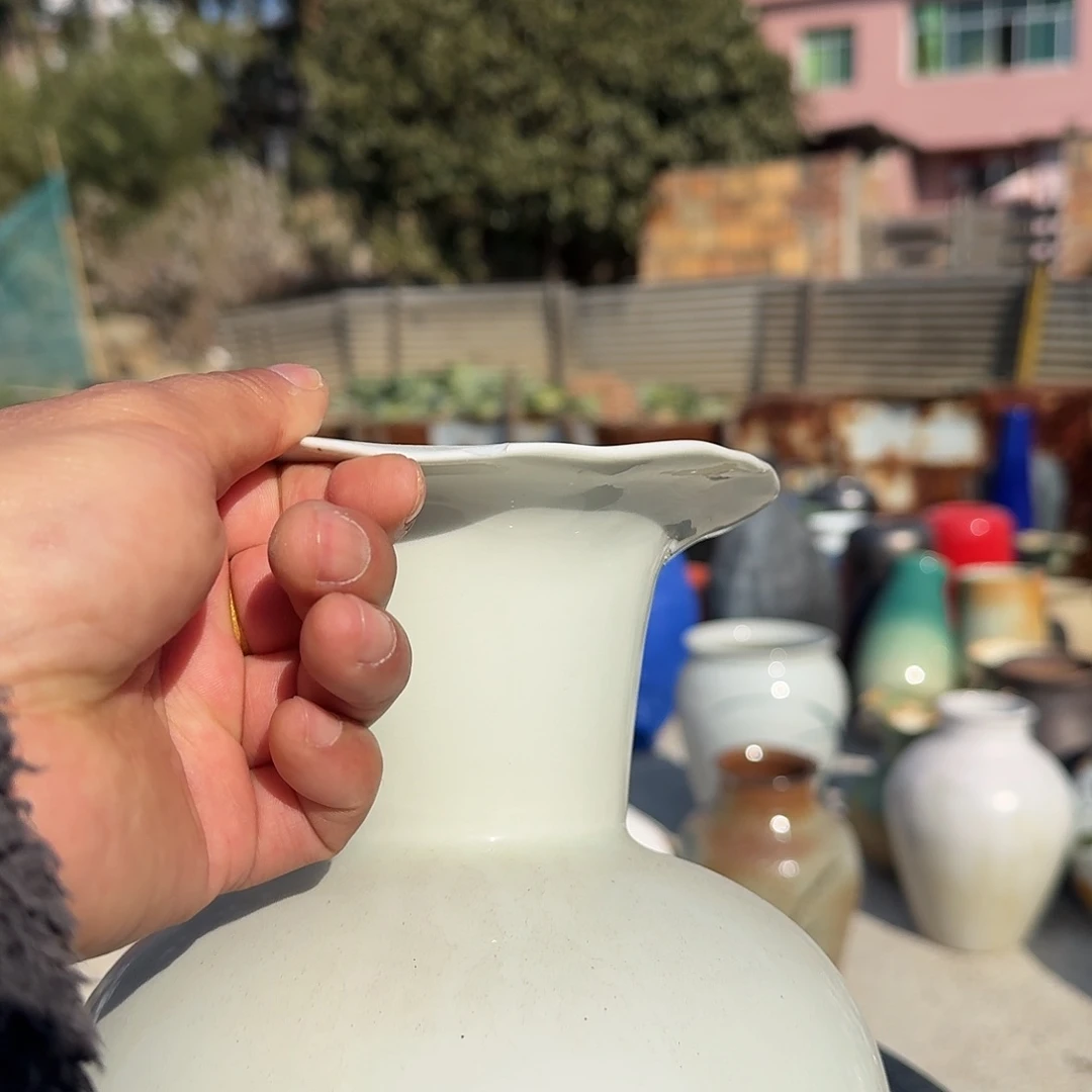 陶瓷微瑕景德镇手工花器