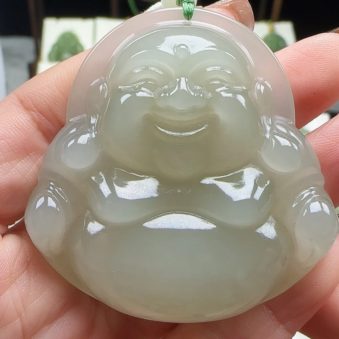 和田玉未镶嵌吊坠(赠链)