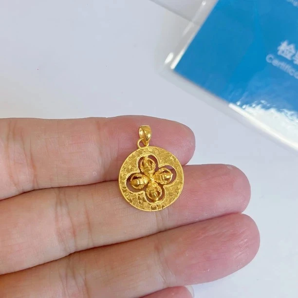 吉享柜台现货 金刚杵 财富金条悦己好物 足金999