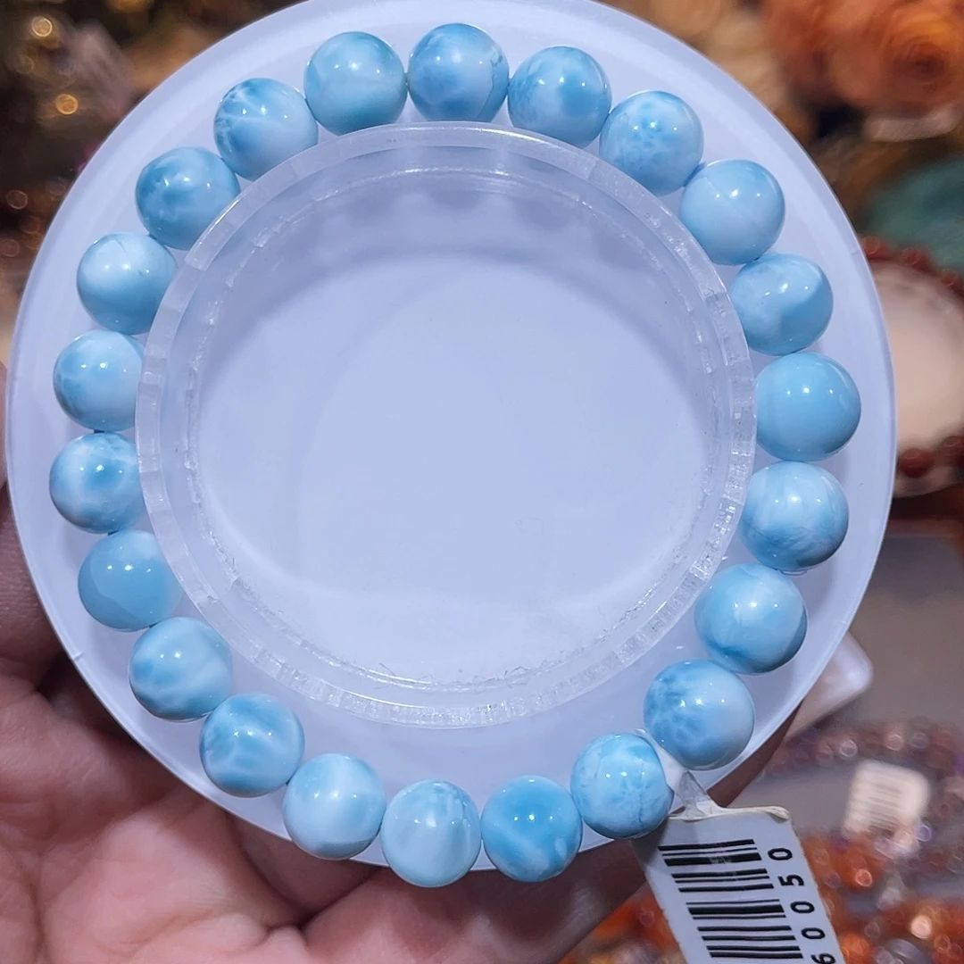 针钠钙石（海纹石）未镶嵌手链8+海纹石