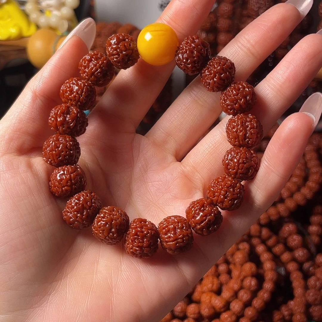 金刚菩提手串6瓣单圈，1.4