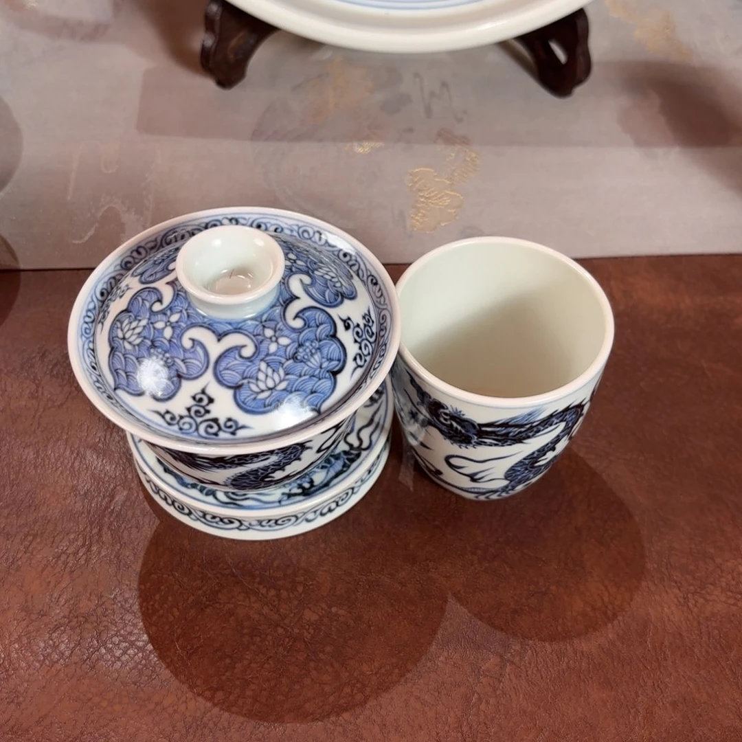 杯闪*?铠甲龙盖碗杯子盖置