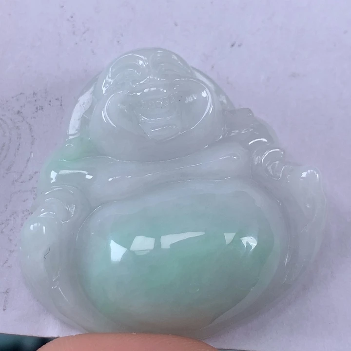 颈饰未镶嵌翡翠佛公