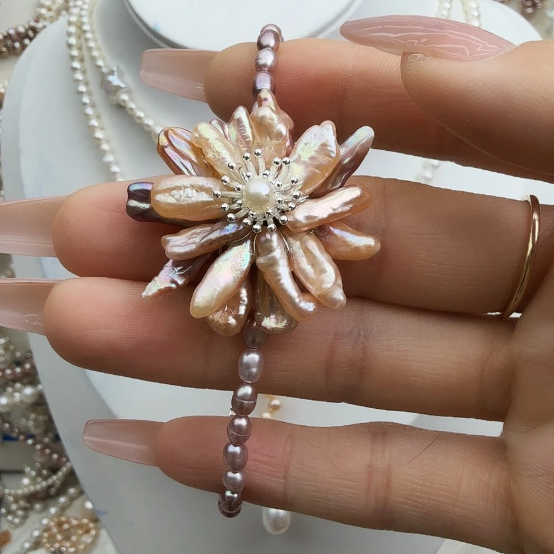 未镶嵌颈饰淡水珍珠