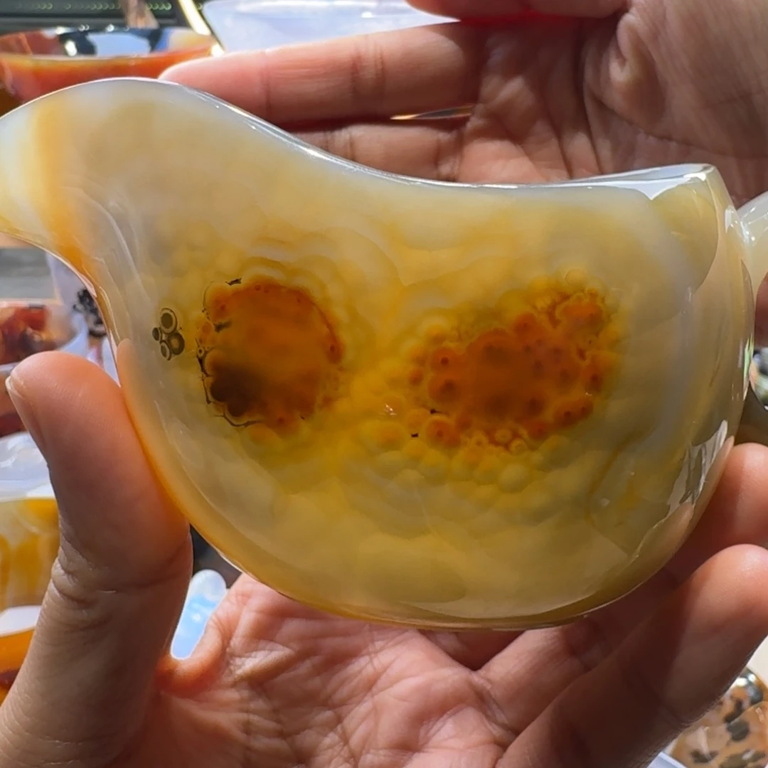 梵***相玛瑙/玉髓未镶嵌玛瑙公道杯