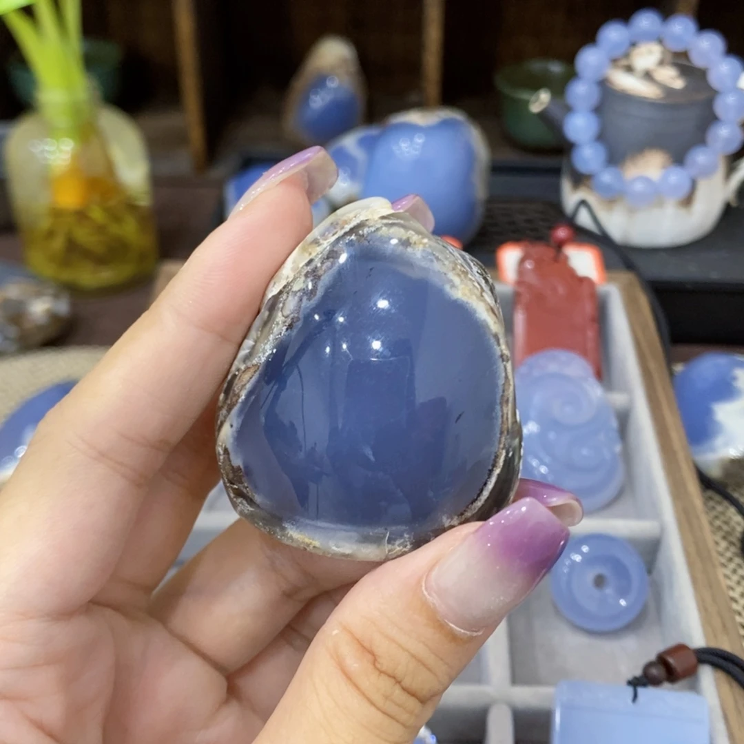 未镶嵌玛瑙/玉髓珠宝奇石左*