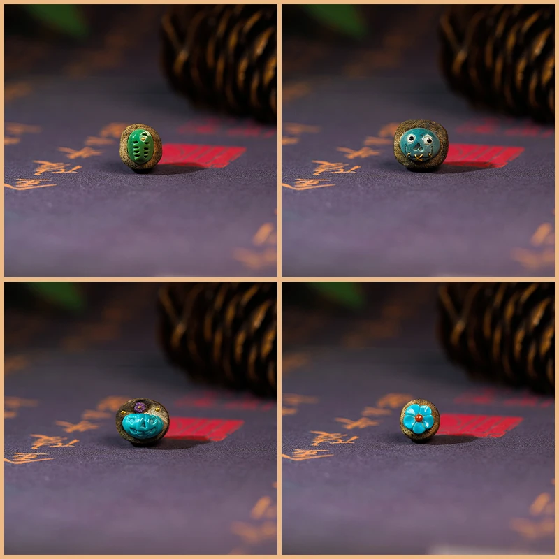 品众年货节专属福利DIY百搭沉香松石镶嵌牌--6号链接