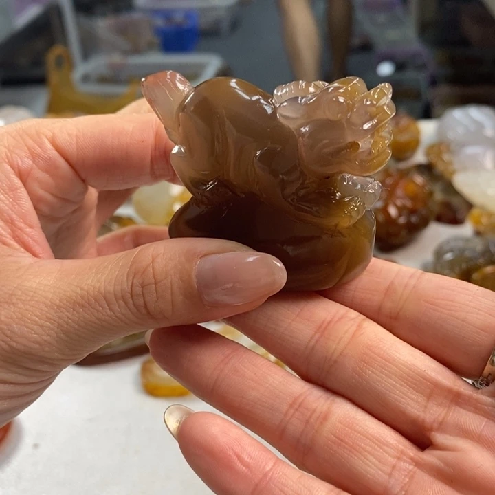 玛瑙/玉髓吊坠(不含链)未镶嵌
