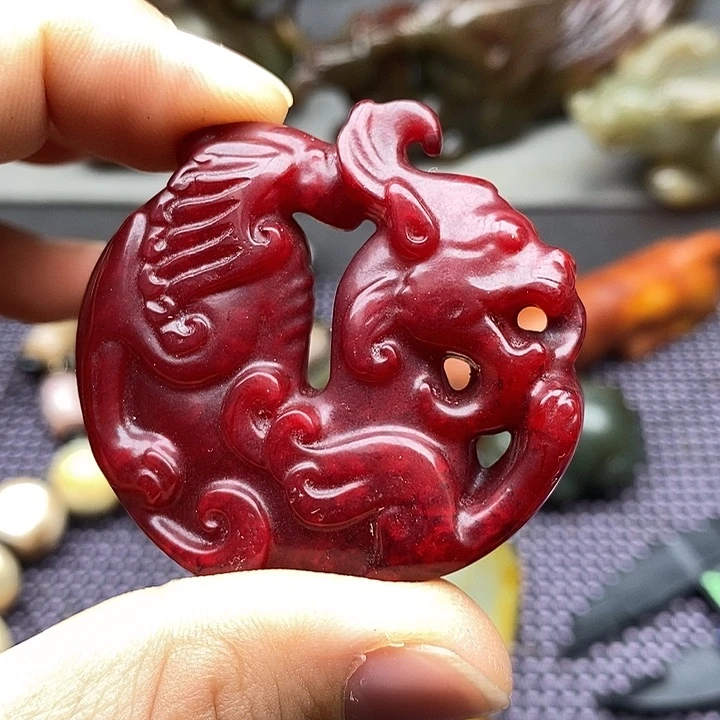 未镶嵌蛇纹石玉颈饰