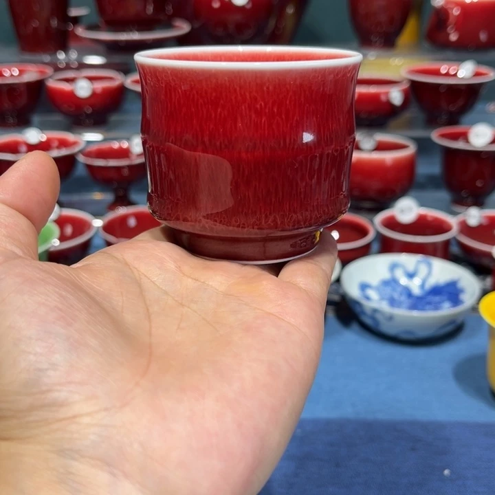 景德镇陶瓷竹节杯