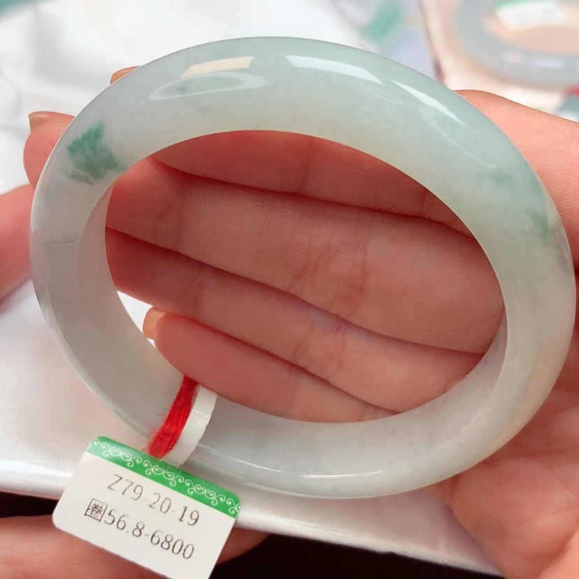 【闪购商品】翡翠手镯未镶嵌天然翡翠手镯