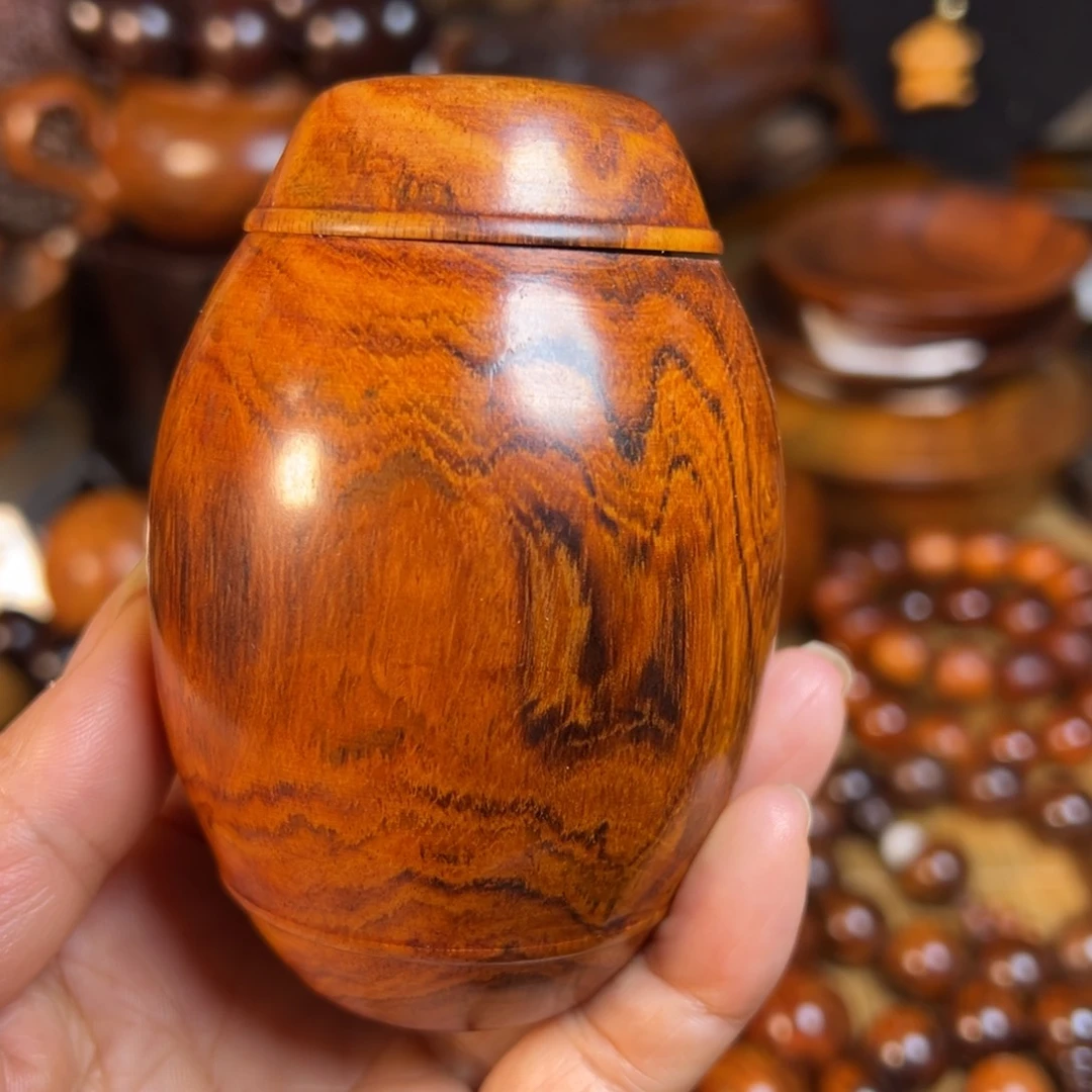 黄花梨/降香黄檀海南黄花梨茶叶罐