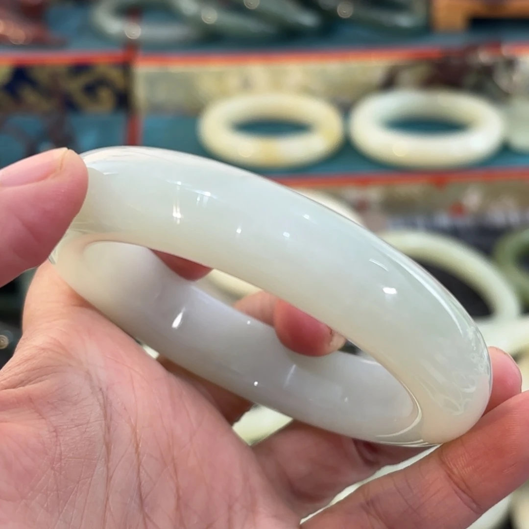 和田玉（糖玉）未镶嵌车挂57.3