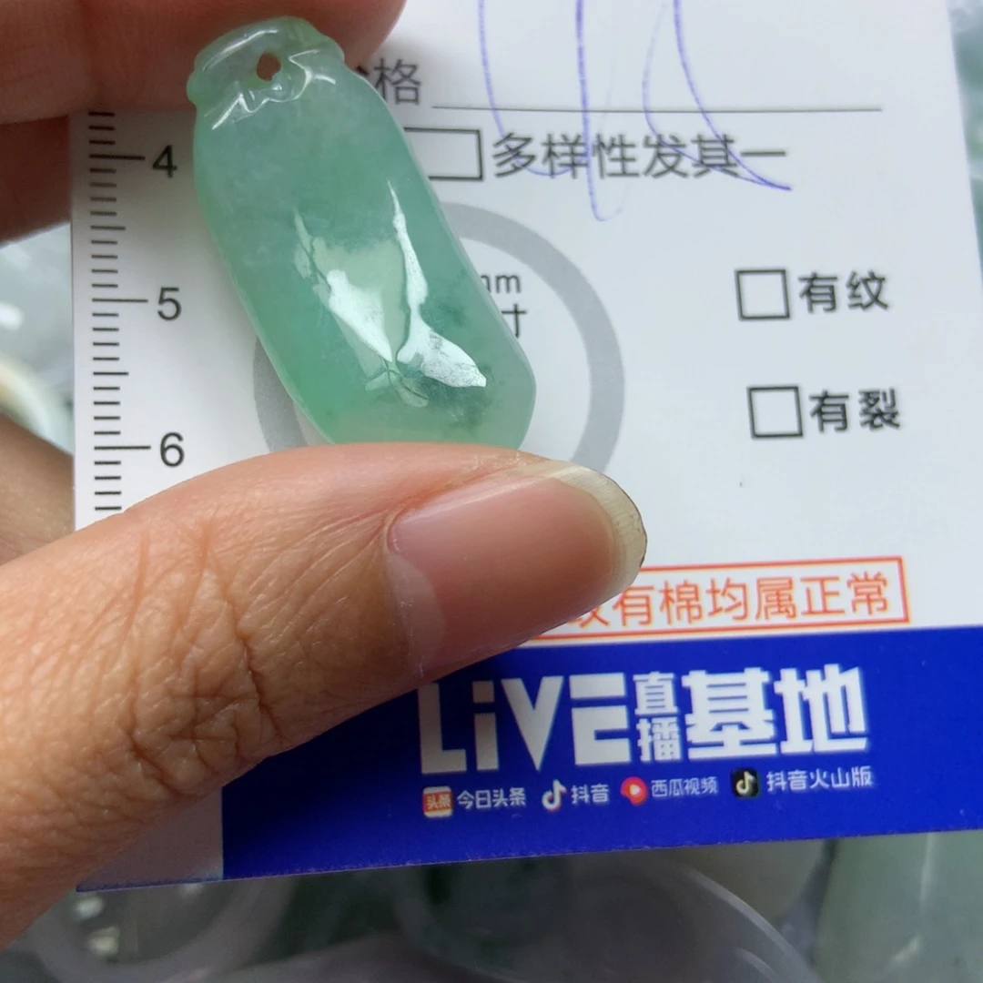 翡翠颈饰未镶嵌天然翡翠