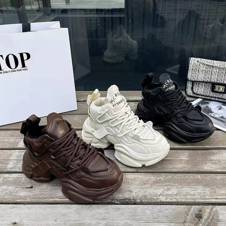 网红爆款摇摇底加绒老爹鞋9908-1