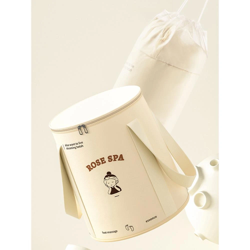 专业泡脚袋便携式可折叠盆户外旅行用品洗衣神器泡脚桶旅游足浴桶