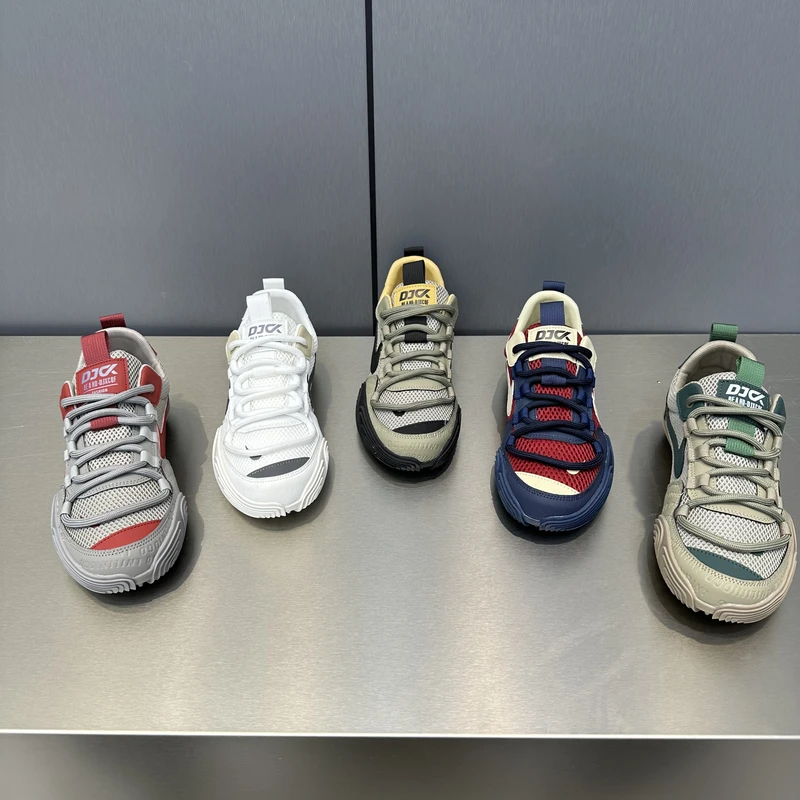 Dj68-313夏季新款男士休闲鞋时尚百搭低帮软底透气阿甘鞋