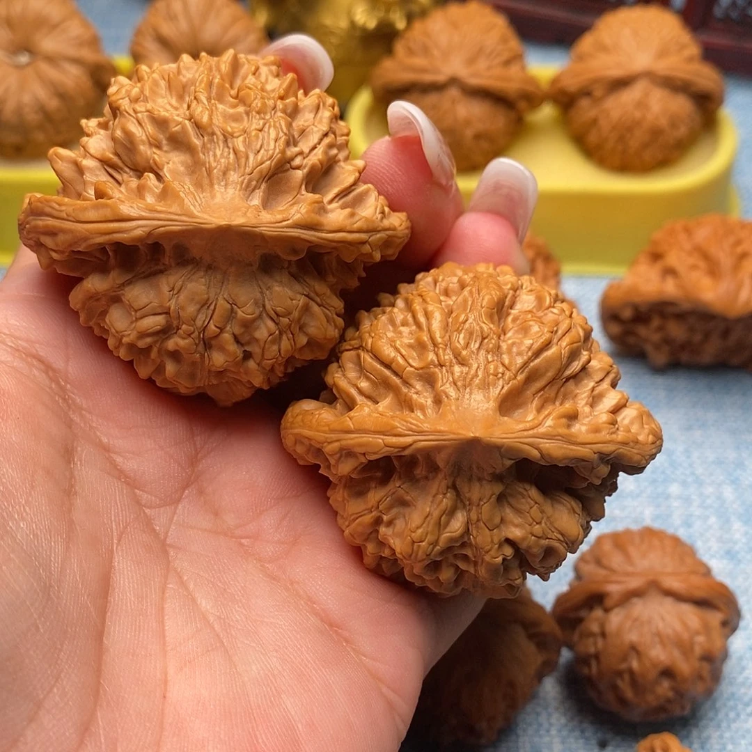 把件文玩核桃毕业官帽53尺全品