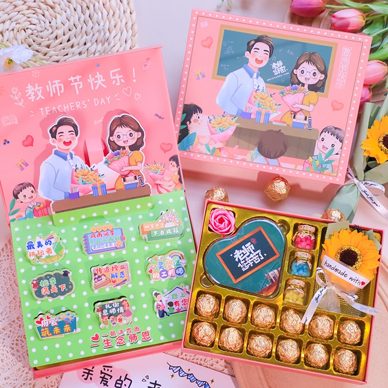 2025新款创意礼物礼盒送男女老师手工花束diy实用网红款礼品团购