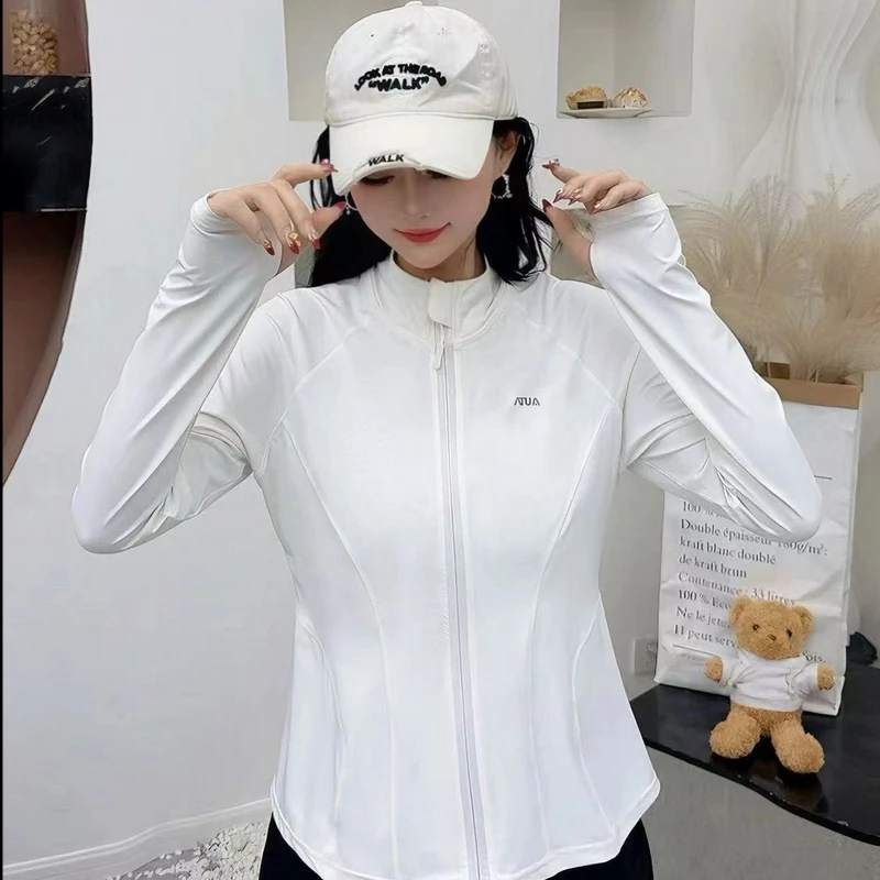 高级感防晒衣外套女2025夏季新款休闲纯色清凉立领防晒服开衫