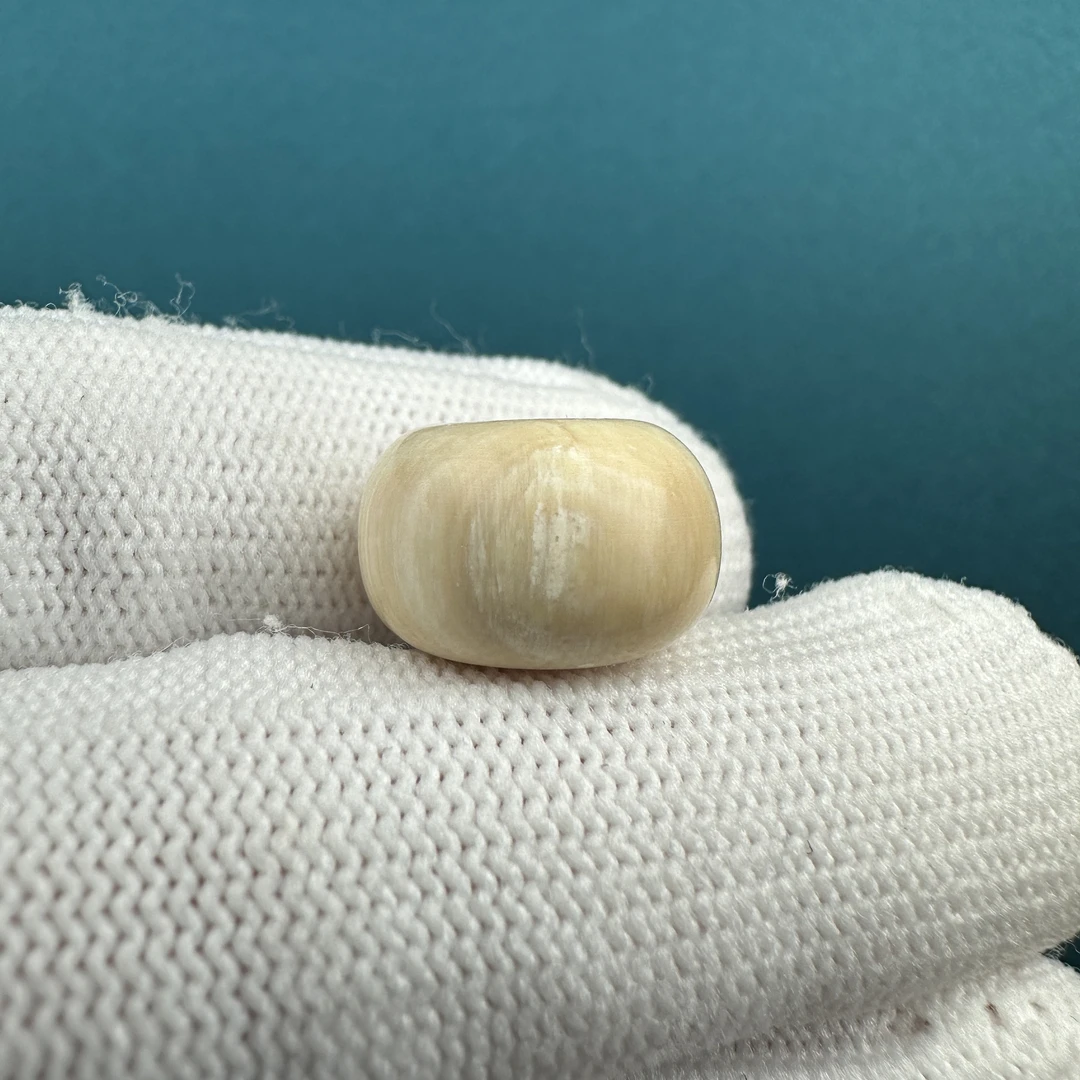 K3598天然猛犸 墩子扣子14.7*9.3mm一物一图 支持鉴定 假一罚十