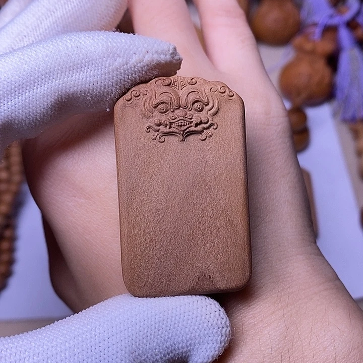 手串/手链檀香木老山檀香雕刻貔貅吊坠