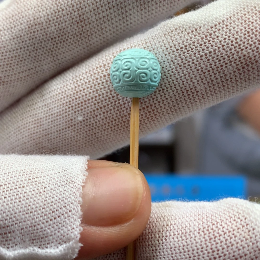 绿松石未镶嵌挂件