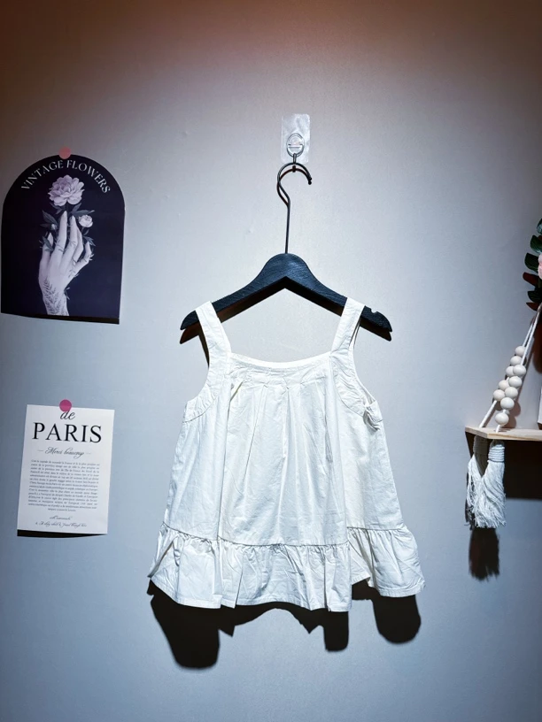 露肩吊带娃娃小衫夏季百搭纯色外穿短款女上衣