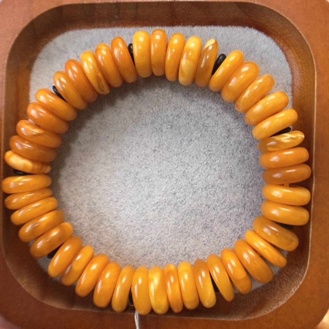 蜜蜡未镶嵌手串蜜蜡