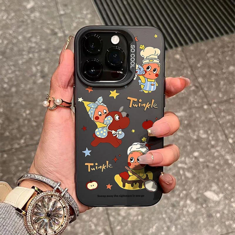 玩耍星星人适用苹果16/15手机壳iphone14Promax元气13软12防摔11x