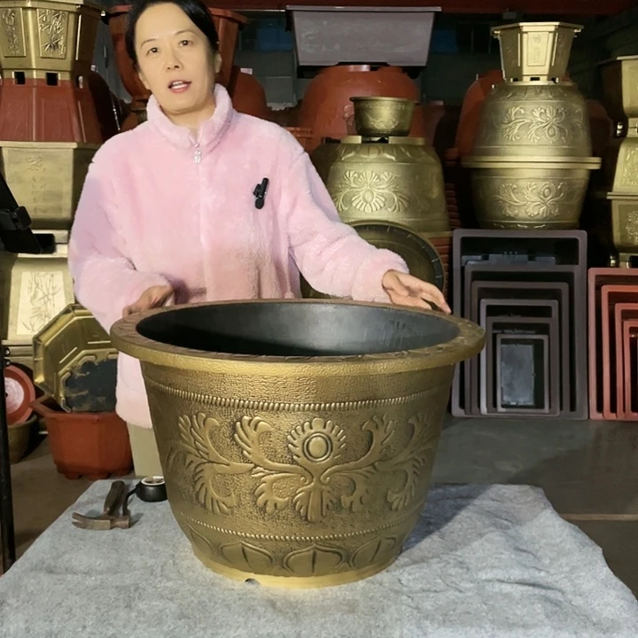 圆盆古铜一米二一个