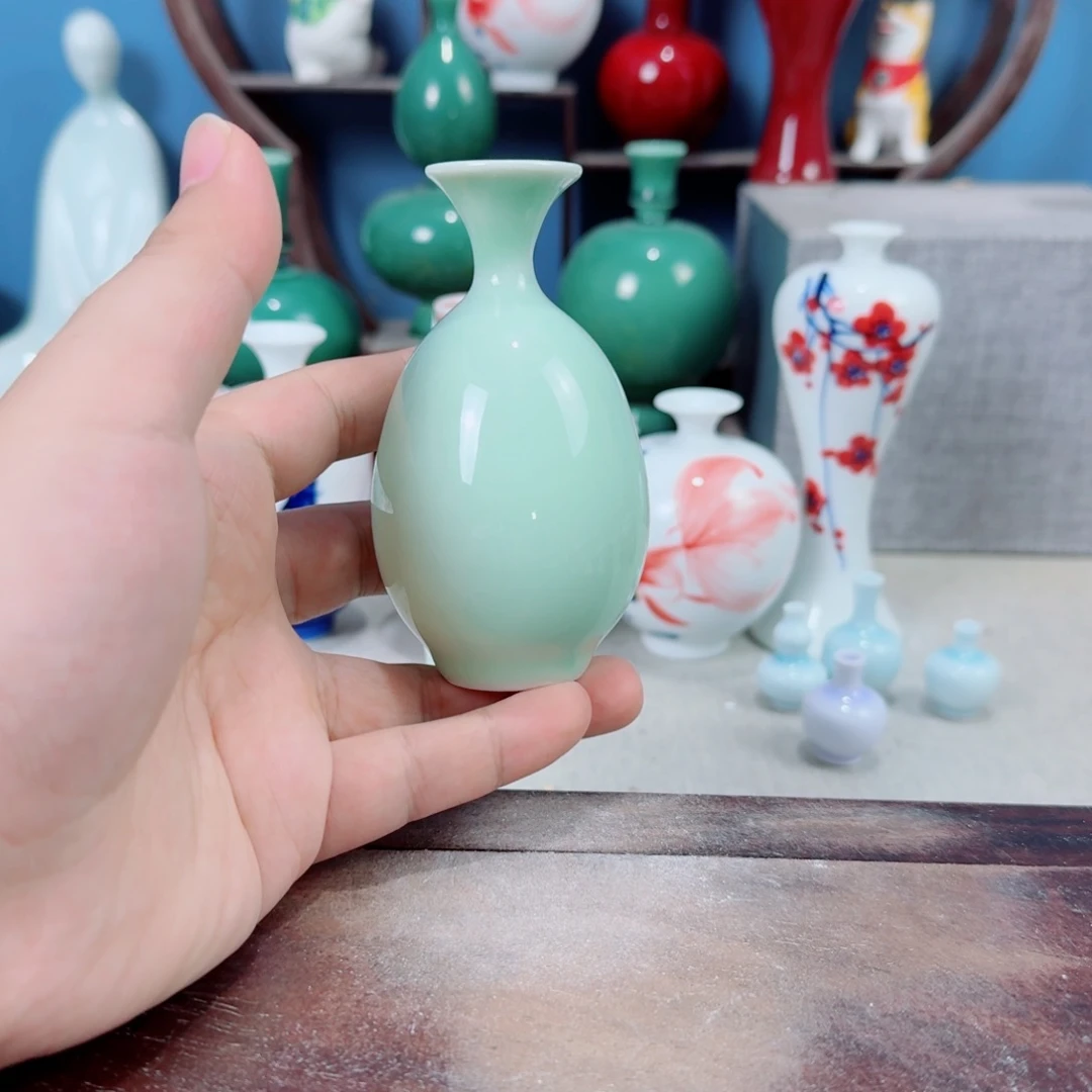 陶瓷手工小花器摆件