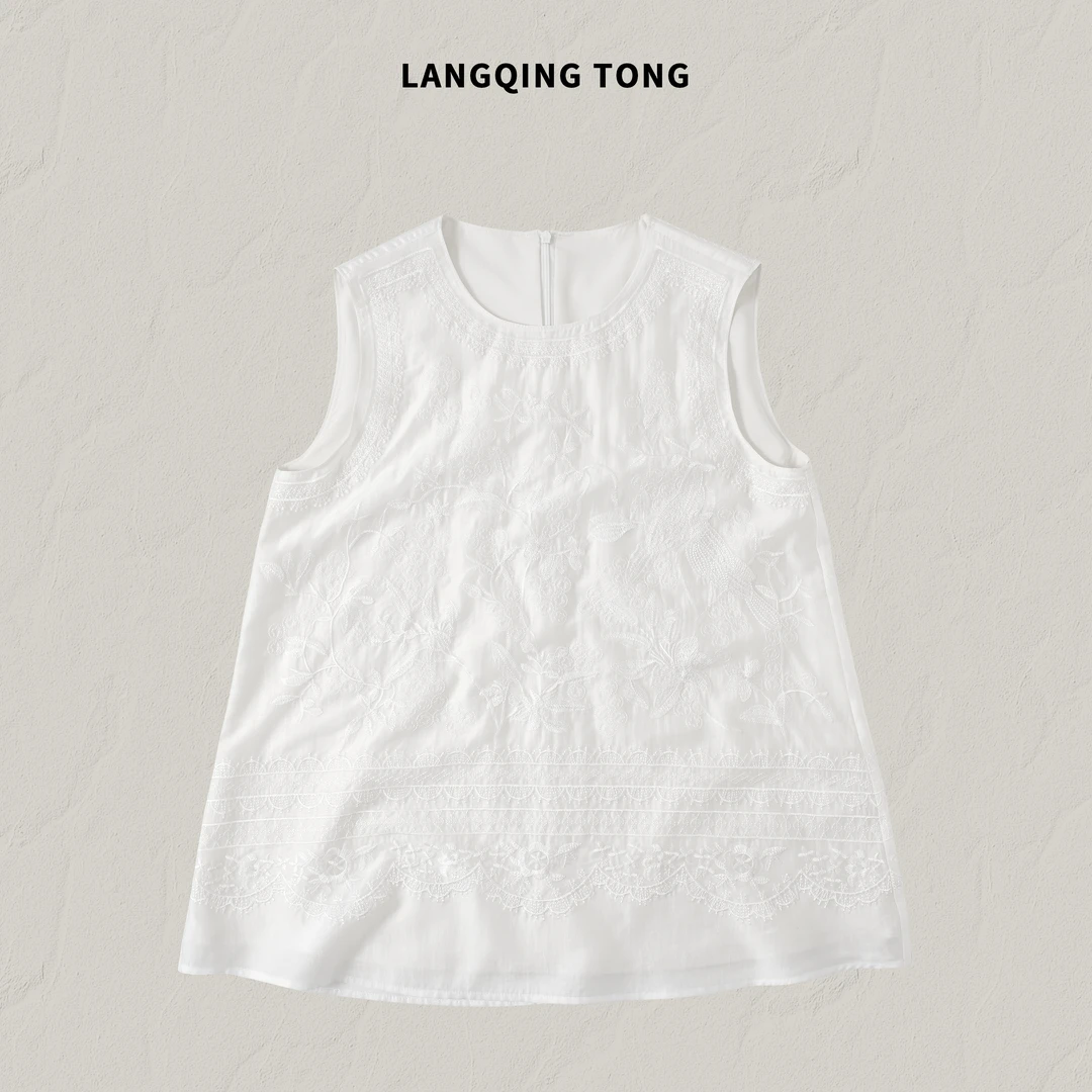 LANGQING 重工刺绣国风上衣45823#