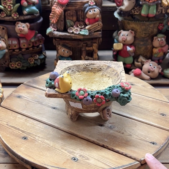 嘻哈多肉花盆百搭