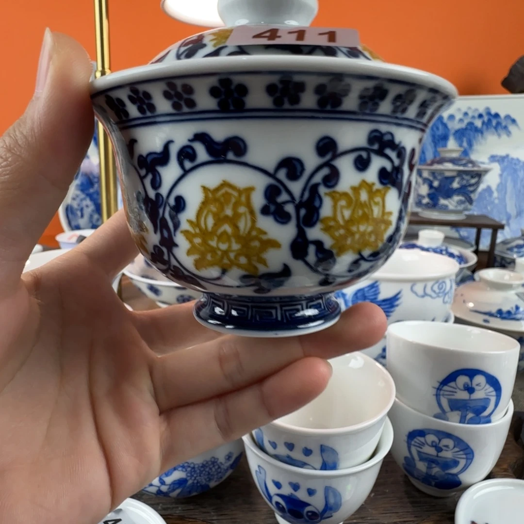 瓷片景德镇手绘青花瓷器411