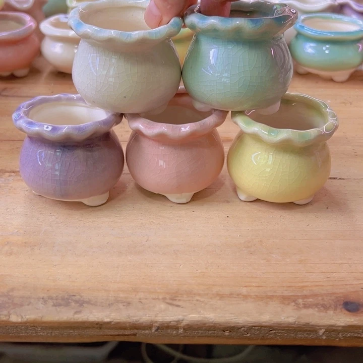 陶瓷花盆当场凑单12包邮