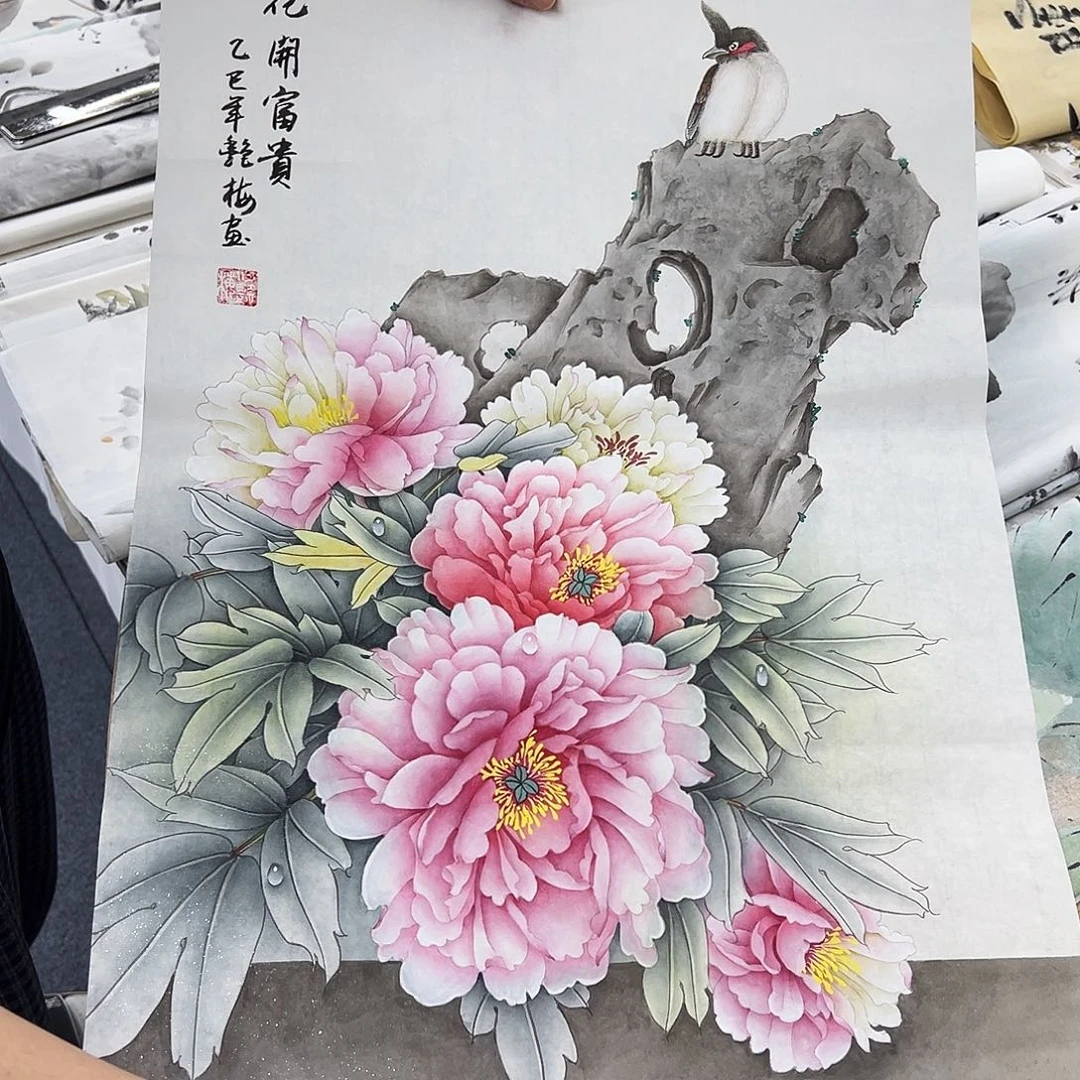 国画纯手绘作品欣赏