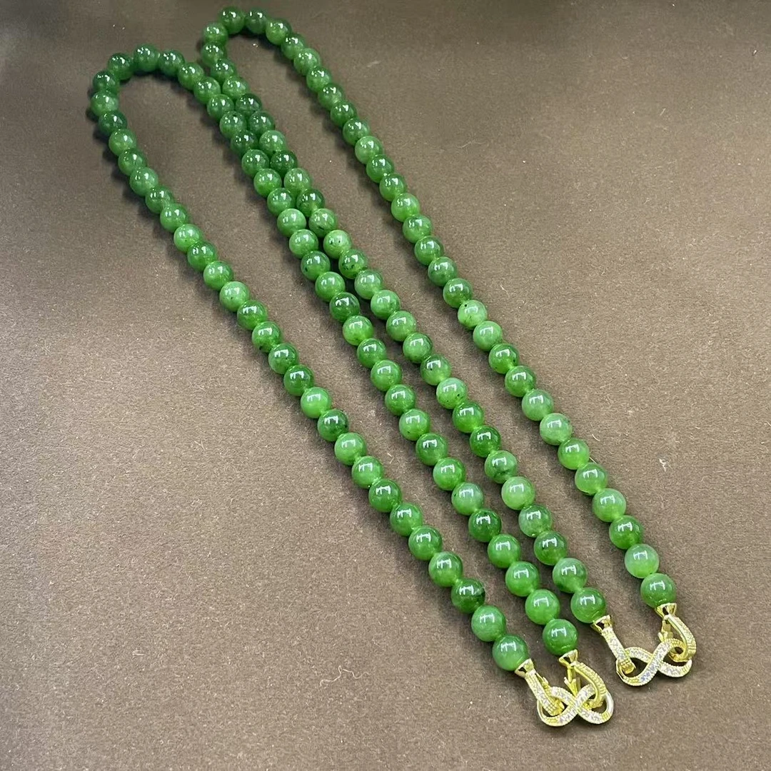 和田玉碧玉K7-8项链（颜色微区多样性发货拍一发一）