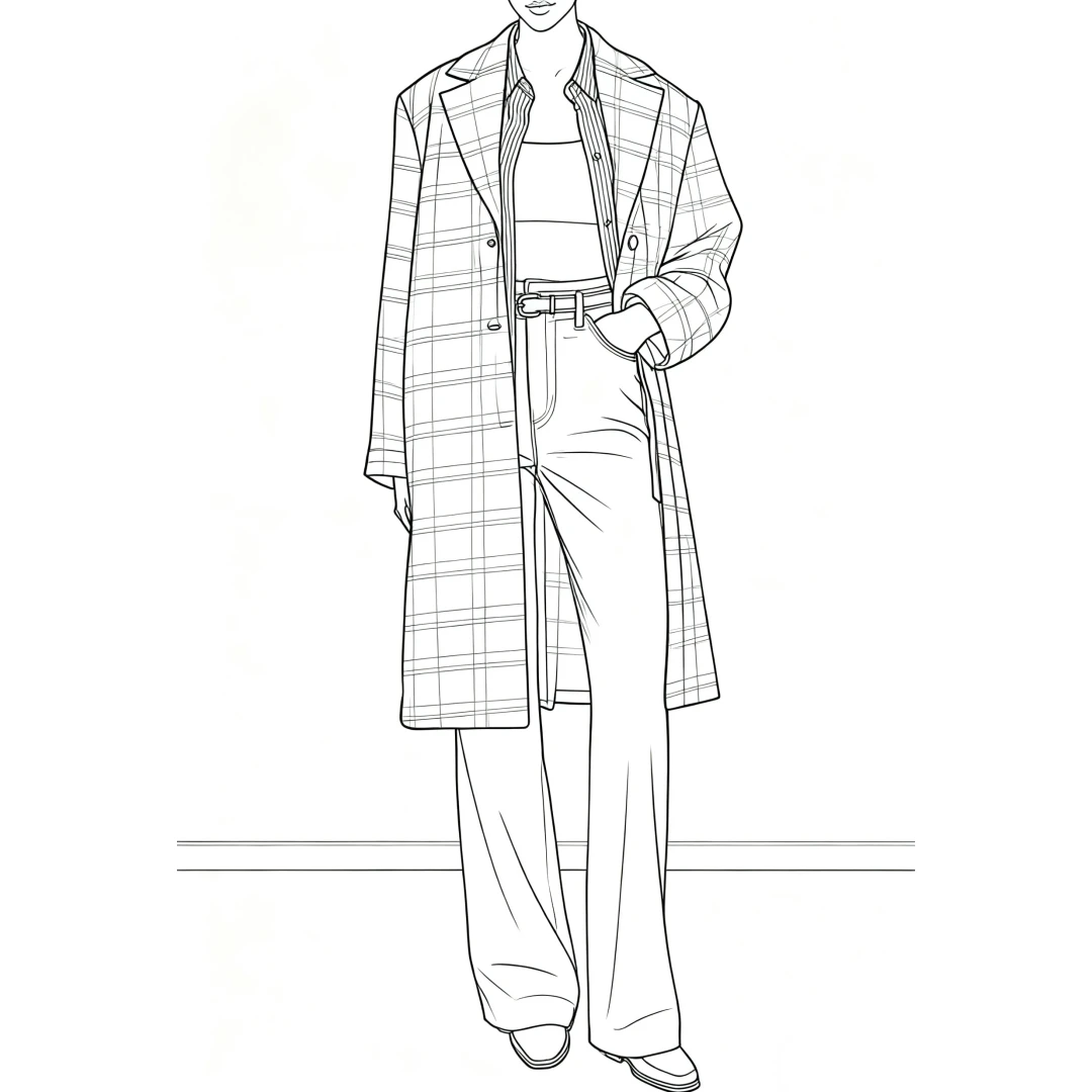 【Montendre】秋冬新款 V 意大利羊毛混纺保暖气质百搭毛呢大衣外套