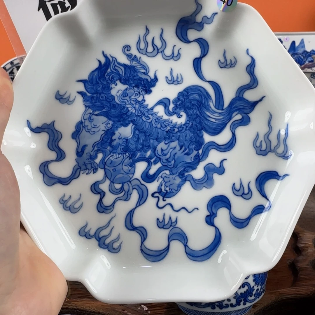 瓷片景德镇手绘青花瓷器40