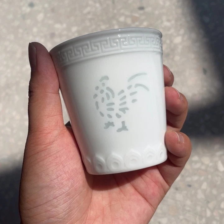 摆件景德镇高温细白瓷餐具