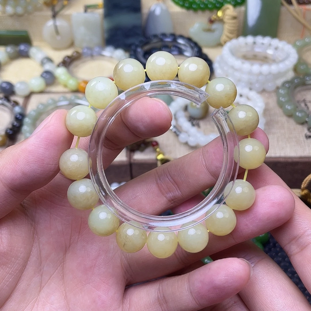 未镶嵌手串和田玉（糖玉）