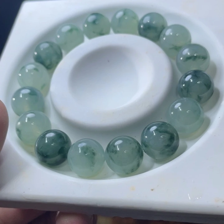 翡翠未镶嵌手链珠子